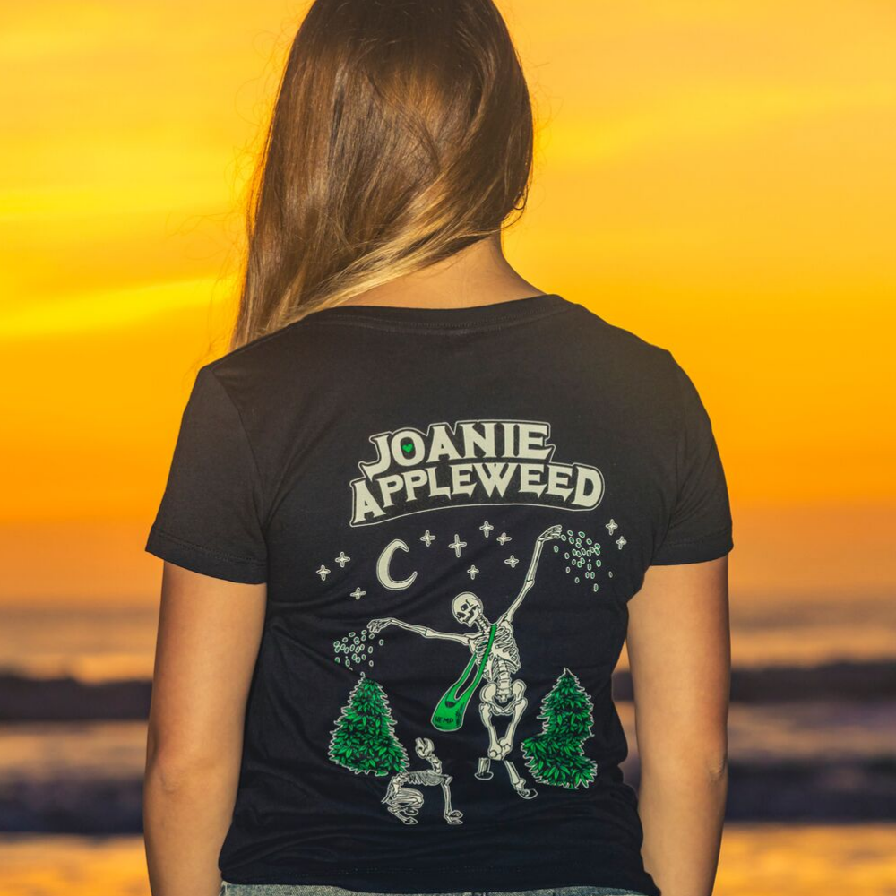 Joanie Appleweed Black T- Shirt